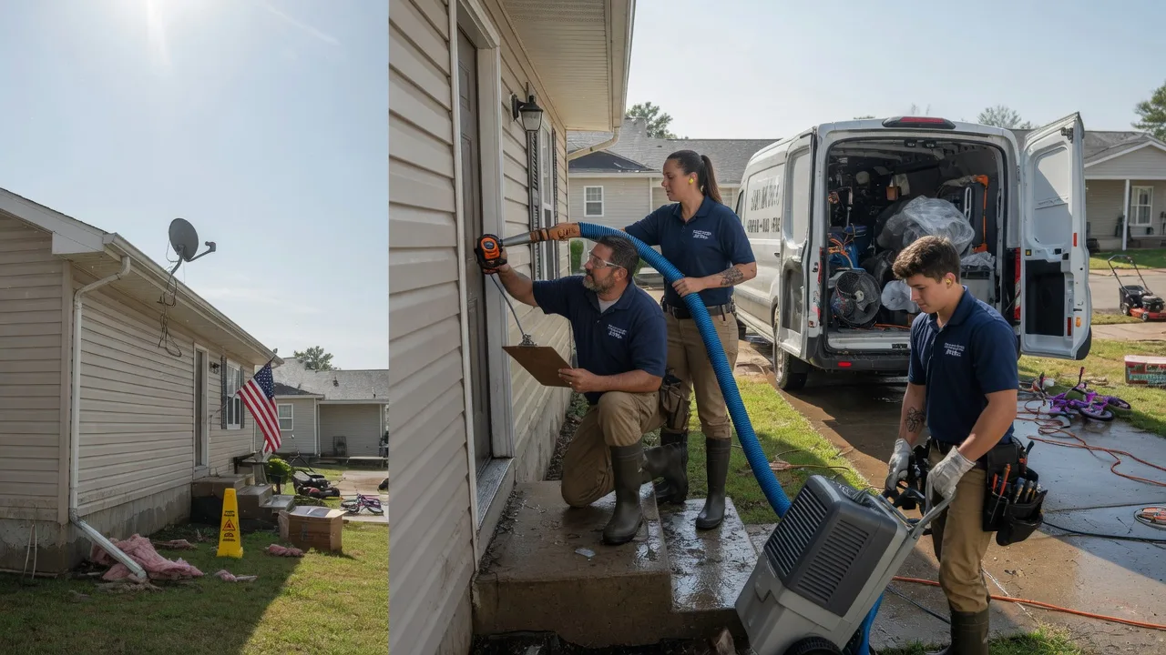 Ceiling Water Damage Restoration in Addington, OK near me
